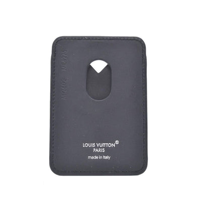 $445 2025 Louis Vuitton Monogram Eclipse Magnetic Card Holder ME4275