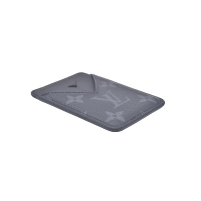 $445 2025 Louis Vuitton Monogram Eclipse Magnetic Card Holder ME4275
