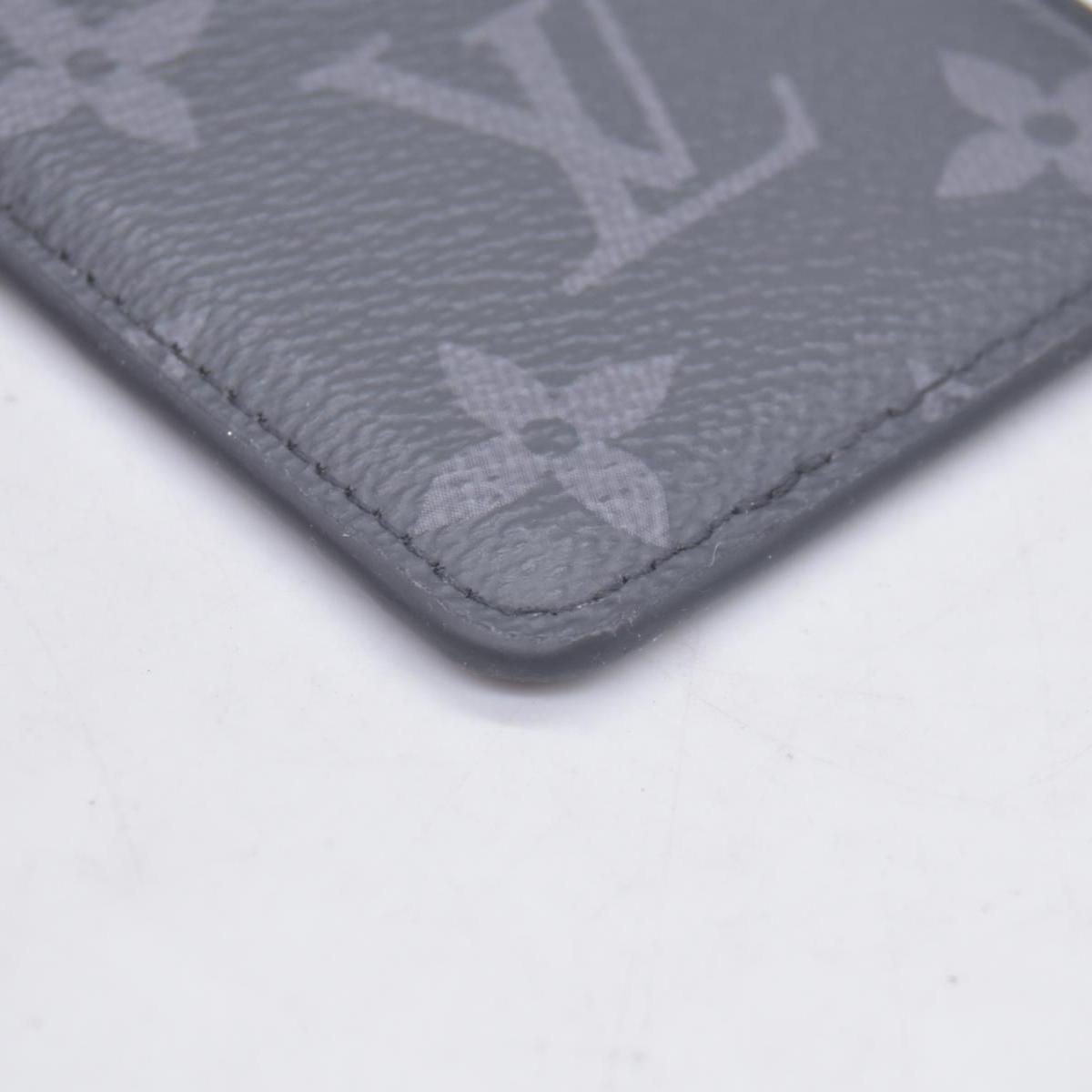 $445 2025 Louis Vuitton Monogram Eclipse Magnetic Card Holder ME4275