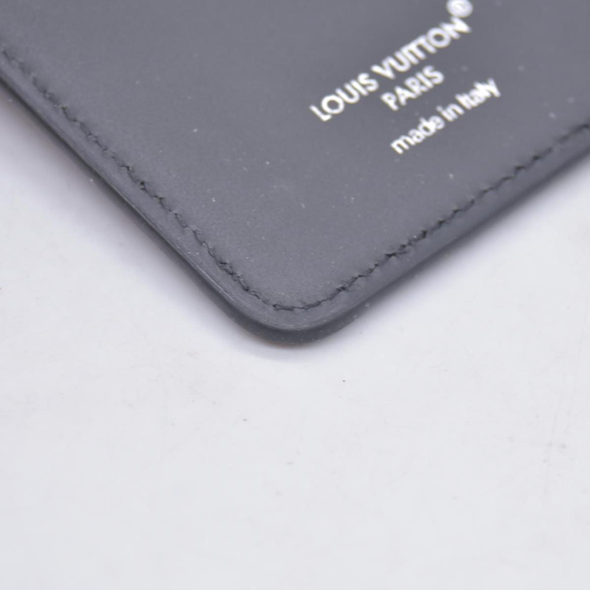 $445 2025 Louis Vuitton Monogram Eclipse Magnetic Card Holder ME4275