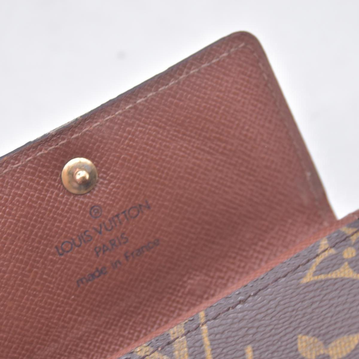 $350 LOUIS VUITTON Monogram Plat Coin Purse CONSIGNMENT 10021453
