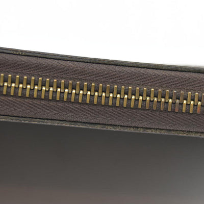 AUCTION $915 Louis Vuitton Damier Ebene Zippy Wallet