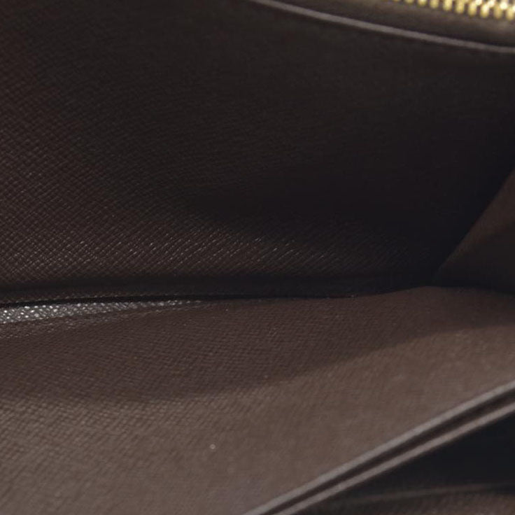 AUCTION $915 Louis Vuitton Damier Ebene Zippy Wallet