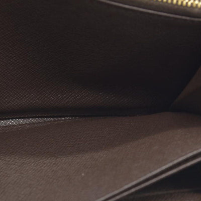 AUCTION $915 Louis Vuitton Damier Ebene Zippy Wallet