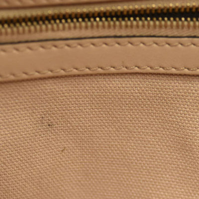 Fendi  Canvas Vitello King Bi-Color Strap FF Embroidered Baguette Poudre