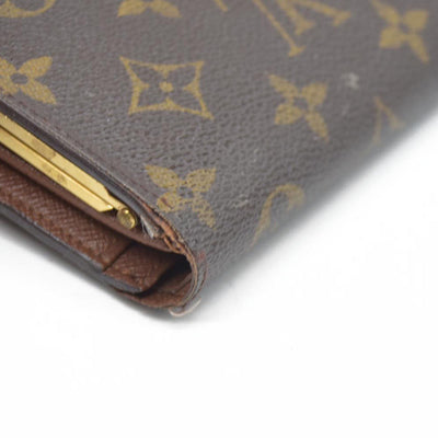 AUCTION $750 Louis Vuitton  Monogram French Purse Wallet TH0021