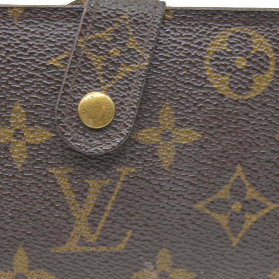 AUCTION $750 Louis Vuitton  Monogram French Purse Wallet TH0021