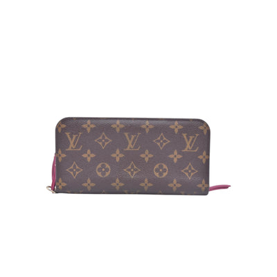 $745 LOUIS VUITTON Monogram Insolite Wallet Hot Pink CONSIGNMENT 10021447