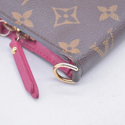 $745 LOUIS VUITTON Monogram Insolite Wallet Hot Pink CONSIGNMENT 10021447
