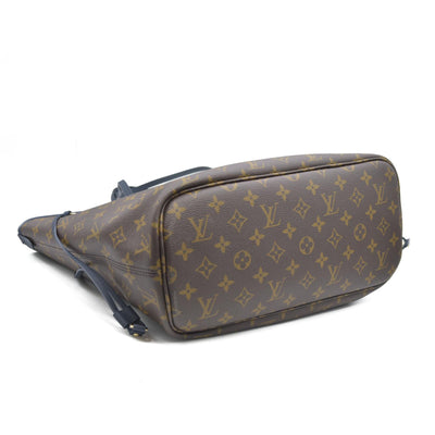 Louis Vuitton LV Monogram Neverfull Inside Out w/Pouch MM Navy