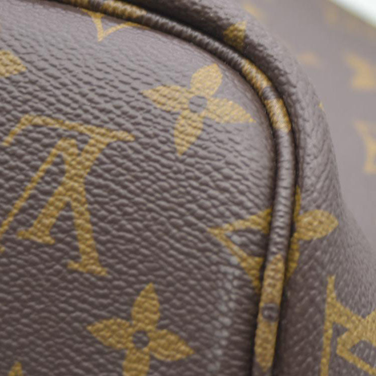 Louis Vuitton LV Monogram Neverfull Inside Out w/Pouch MM Navy