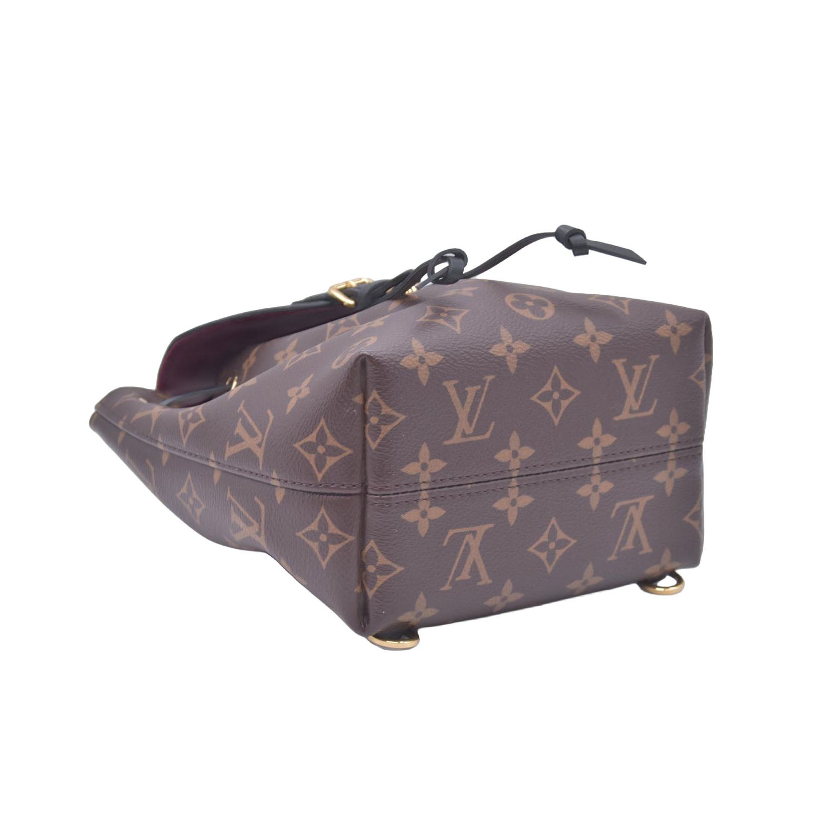 $3200 Louis Vuitton Monogram BB Montsouris NM Backpack Black