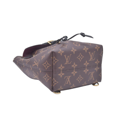 $3200 Louis Vuitton Monogram BB Montsouris NM Backpack Black