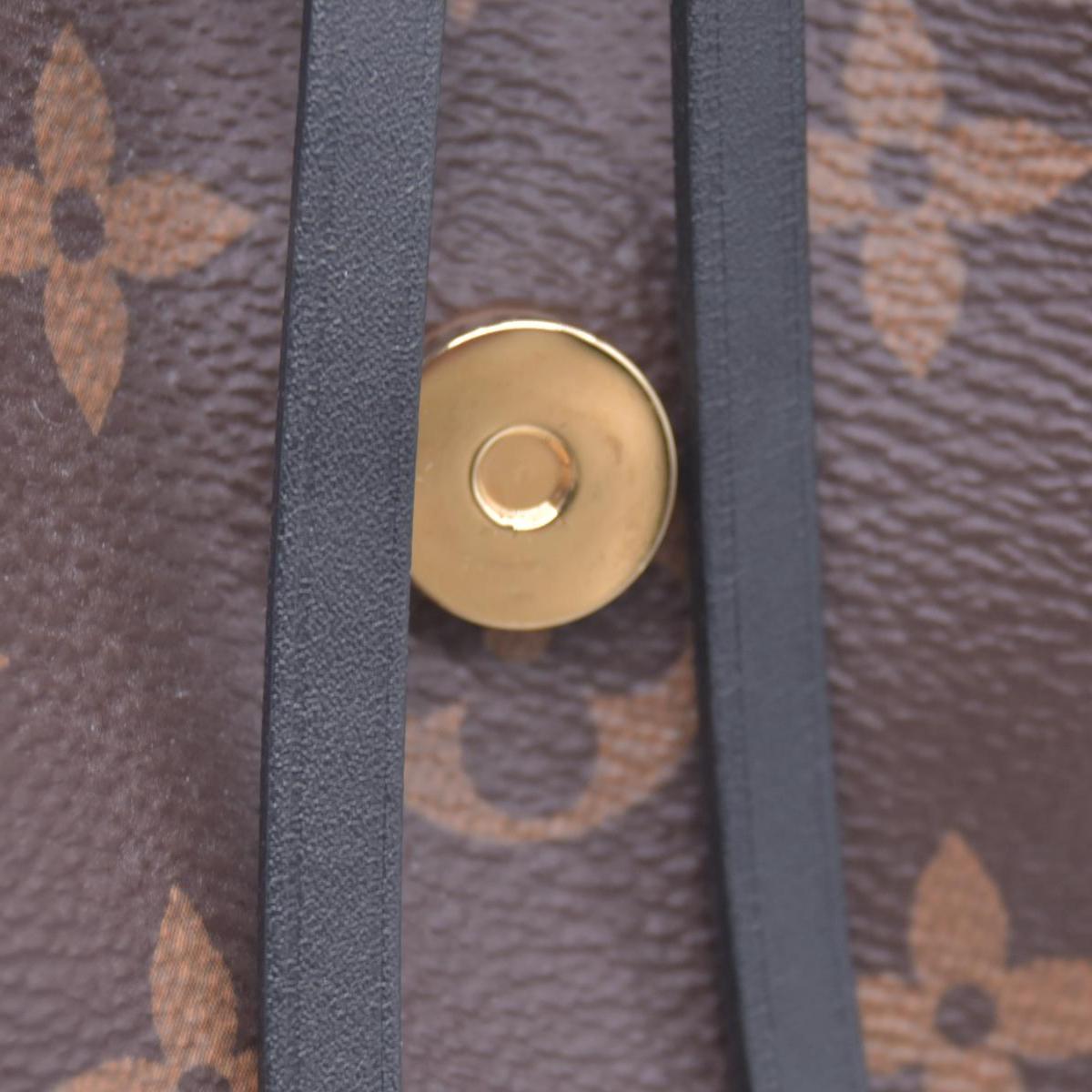 $3200 Louis Vuitton Monogram BB Montsouris NM Backpack Black