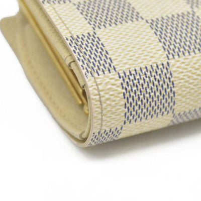 AUCTION $750 Louis Vuitton  Damier Azur French Purse Wallet