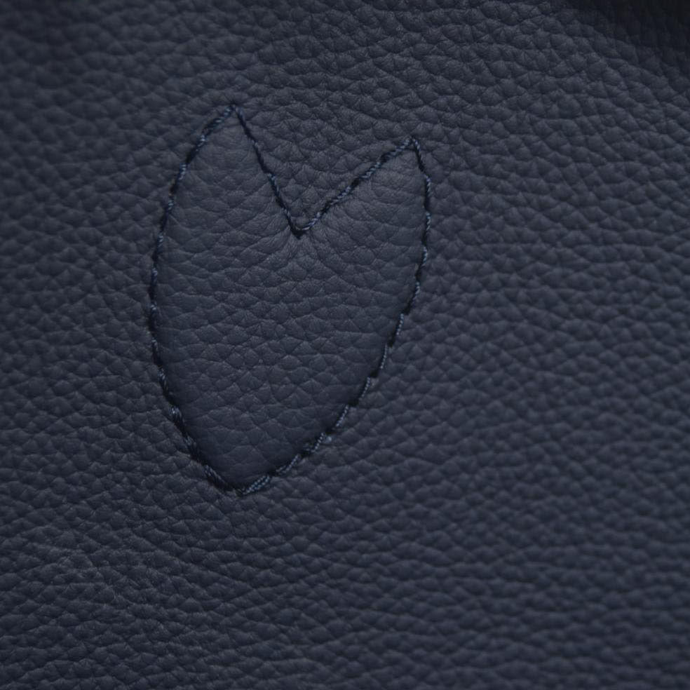 Louis Vuitton LV Monogram Neverfull Inside Out w/Pouch MM Navy