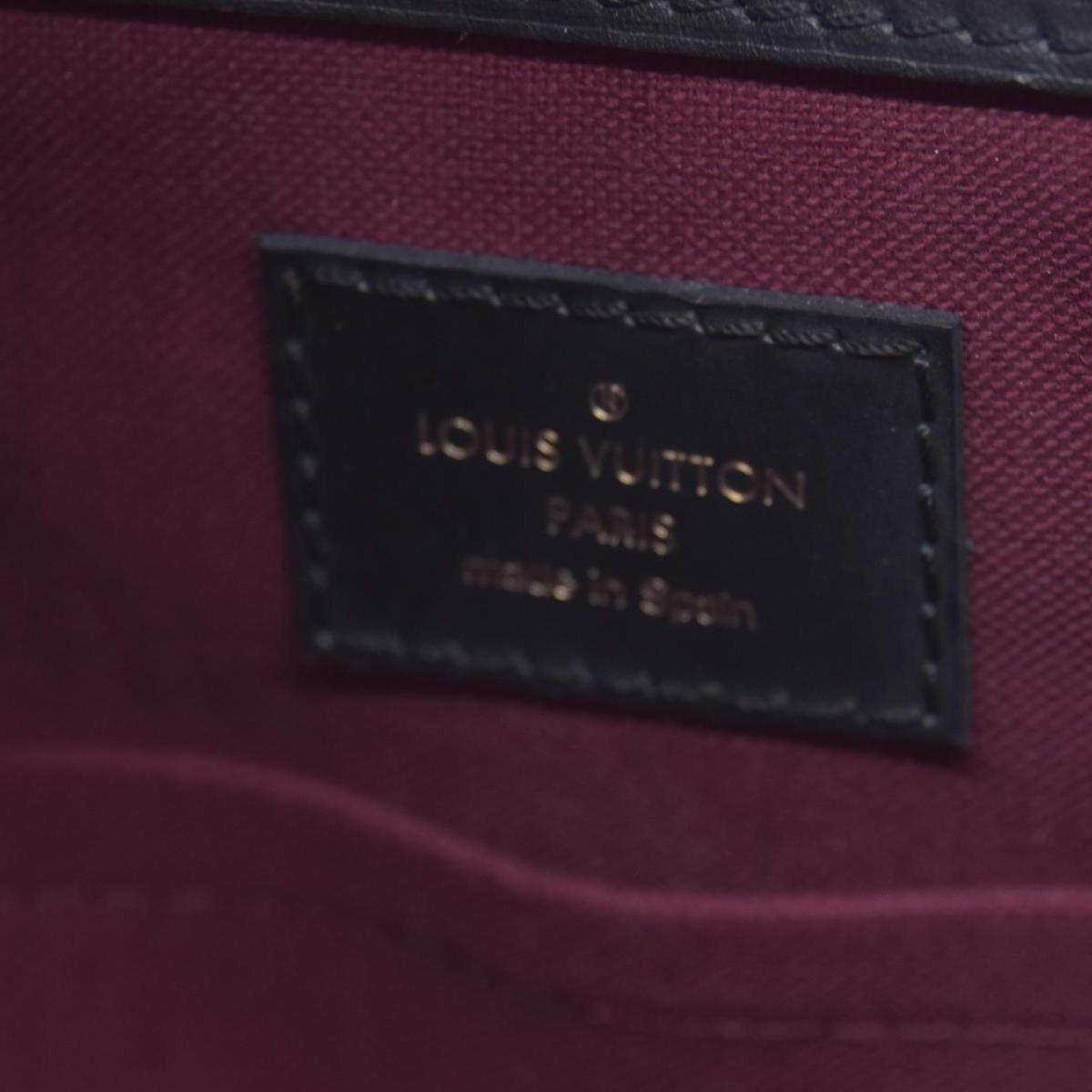 $3200 Louis Vuitton Monogram BB Montsouris NM Backpack Black