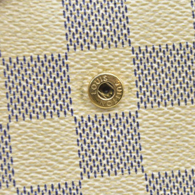 AUCTION $750 Louis Vuitton  Damier Azur French Purse Wallet