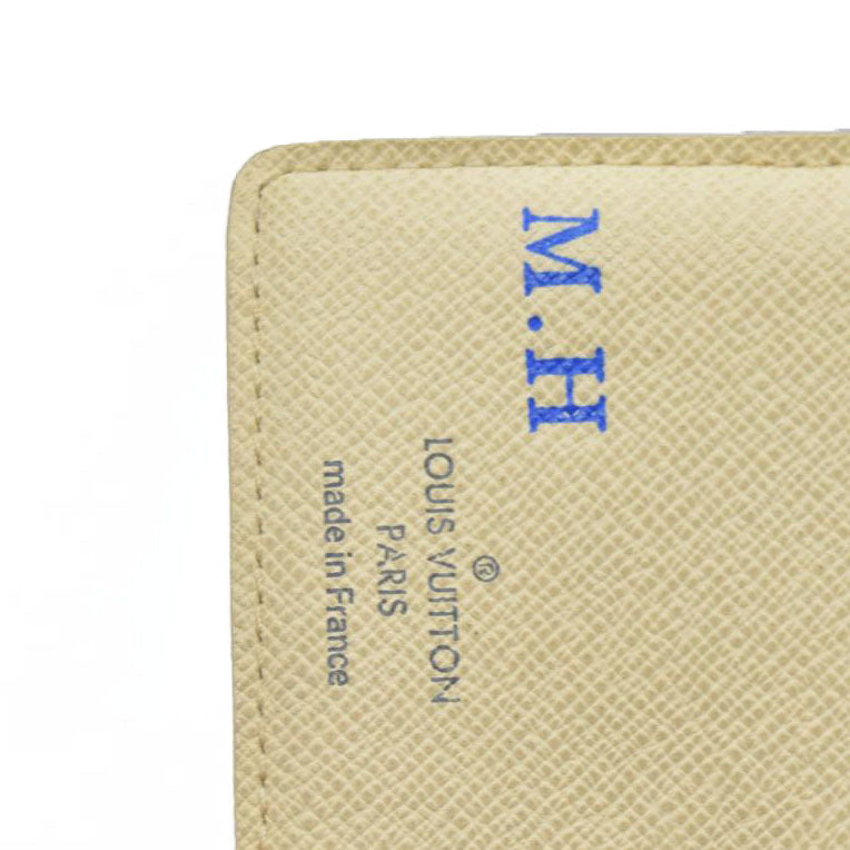 AUCTION $750 Louis Vuitton  Damier Azur French Purse Wallet