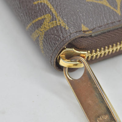 $940 2014 Louis Vuitton LV Monogram Zippy Wallet SD0164