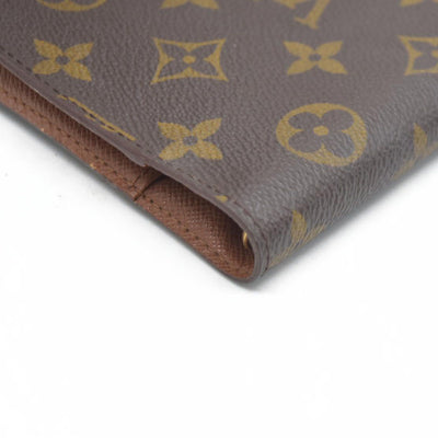 AUCTION $495  Louis Vuitton Monogram Agenda PM Notebook Cover Brown CA0948