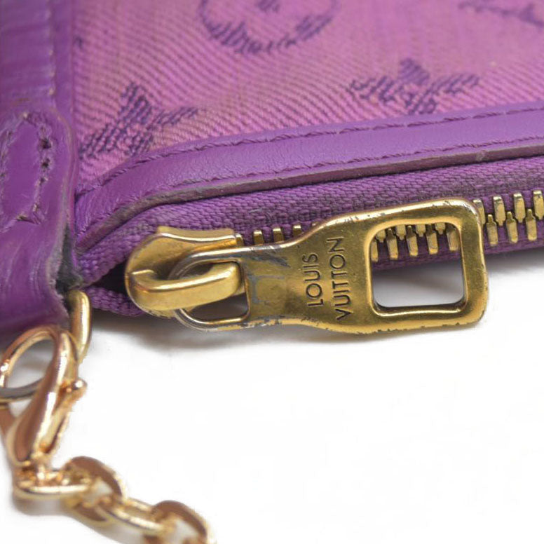$2180 2019 Louis Vuitton  Monogram Double Flat Messenger Marron Purple CA1199 CONSIGNMENT