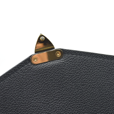 $3150 Louis Vuitton Empreinte Monogram Giant Pochette Metis Black Beige Bicolor CONSIGNMENT