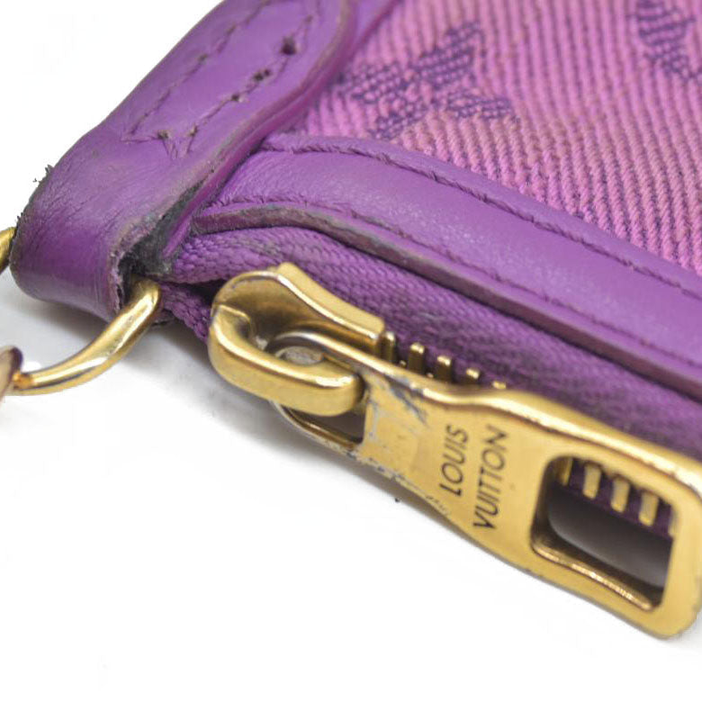 $2180 2019 Louis Vuitton  Monogram Double Flat Messenger Marron Purple CA1199 CONSIGNMENT