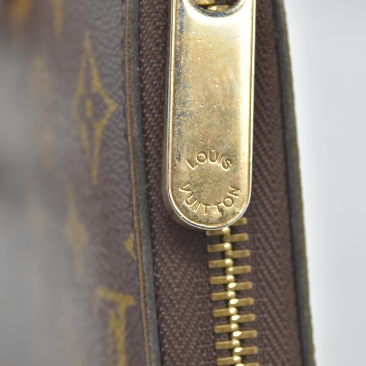 $940 2014 Louis Vuitton LV Monogram Zippy Wallet SD0164