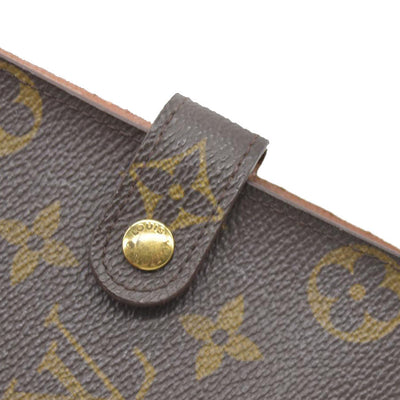 AUCTION $495  Louis Vuitton Monogram Agenda PM Notebook Cover Brown CA0948