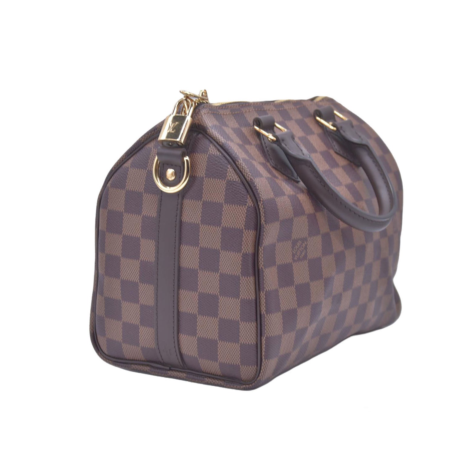 $1980 Louis Vuitton Damier Ebene Speedy Bandouliere 25