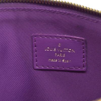 $2180 2019 Louis Vuitton  Monogram Double Flat Messenger Marron Purple CA1199 CONSIGNMENT