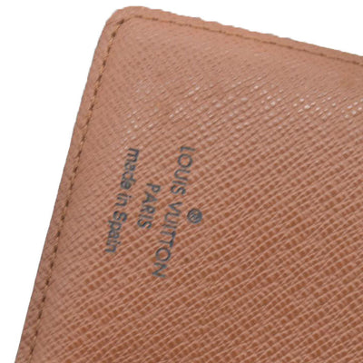 AUCTION $495  Louis Vuitton Monogram Agenda PM Notebook Cover Brown CA0948