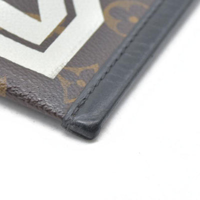$2180 Louis Vuitton  Monogram Double Flat Messenger Marron CONSIGNMENT