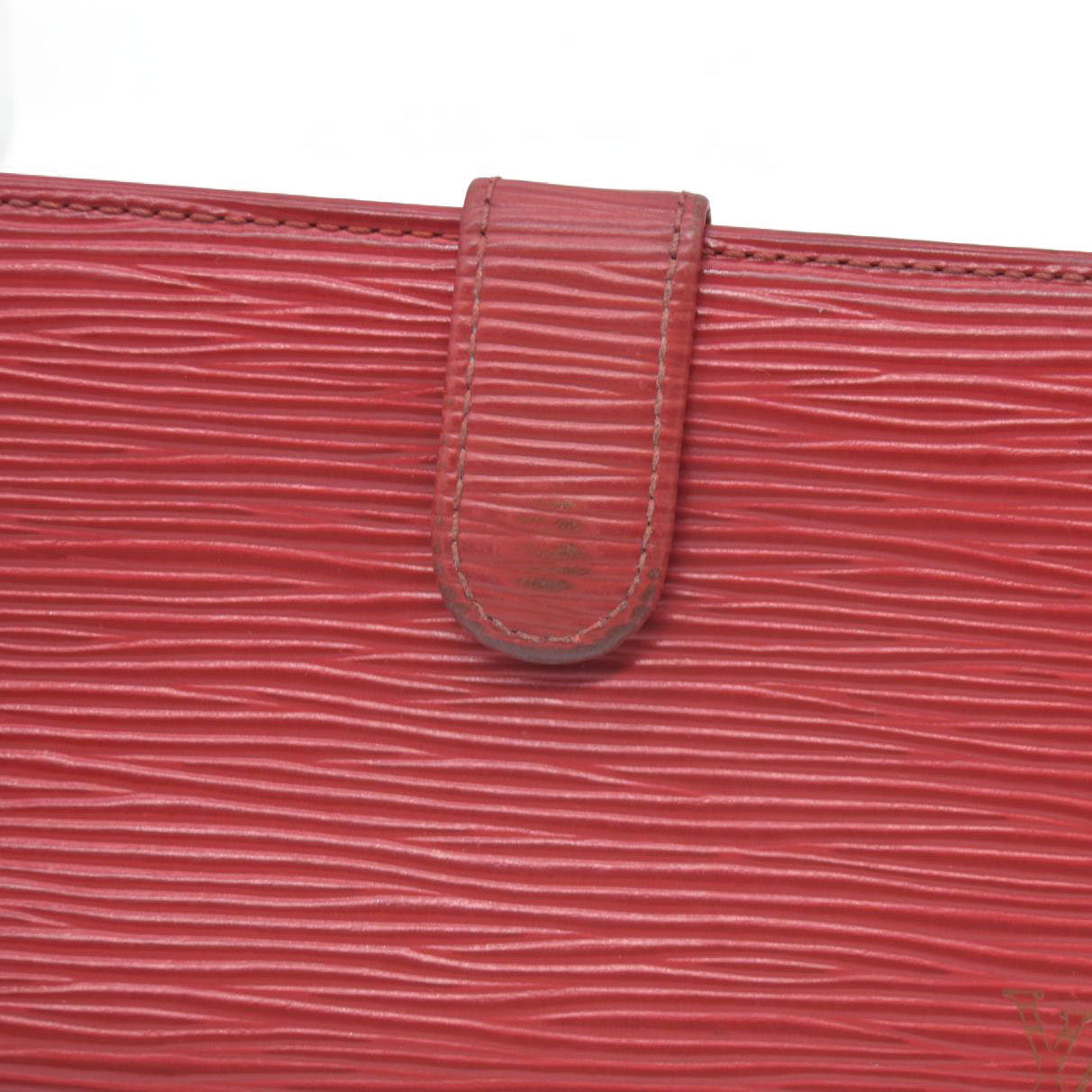 $775 Louis Vuitton  Epi French Purse Wallet Red