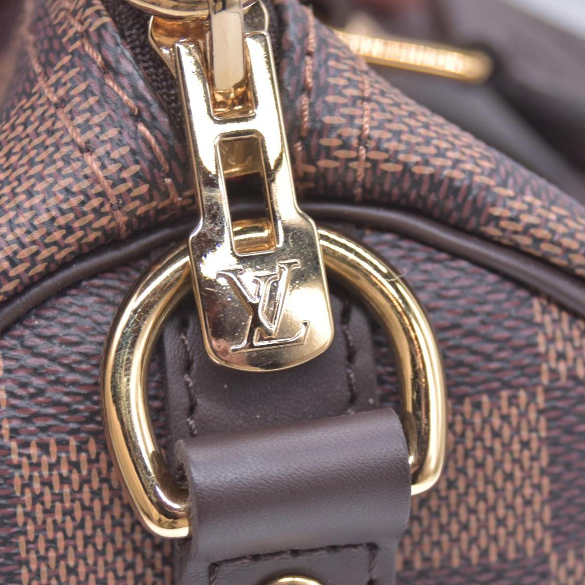 $1980 Louis Vuitton Damier Ebene Speedy Bandouliere 25