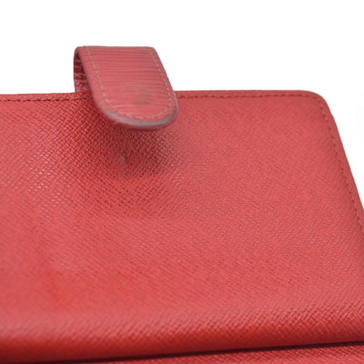 AUCTION $775 Louis Vuitton  Epi French Purse Wallet Red  MI0074