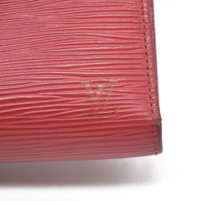 $775 Louis Vuitton  Epi French Purse Wallet Red