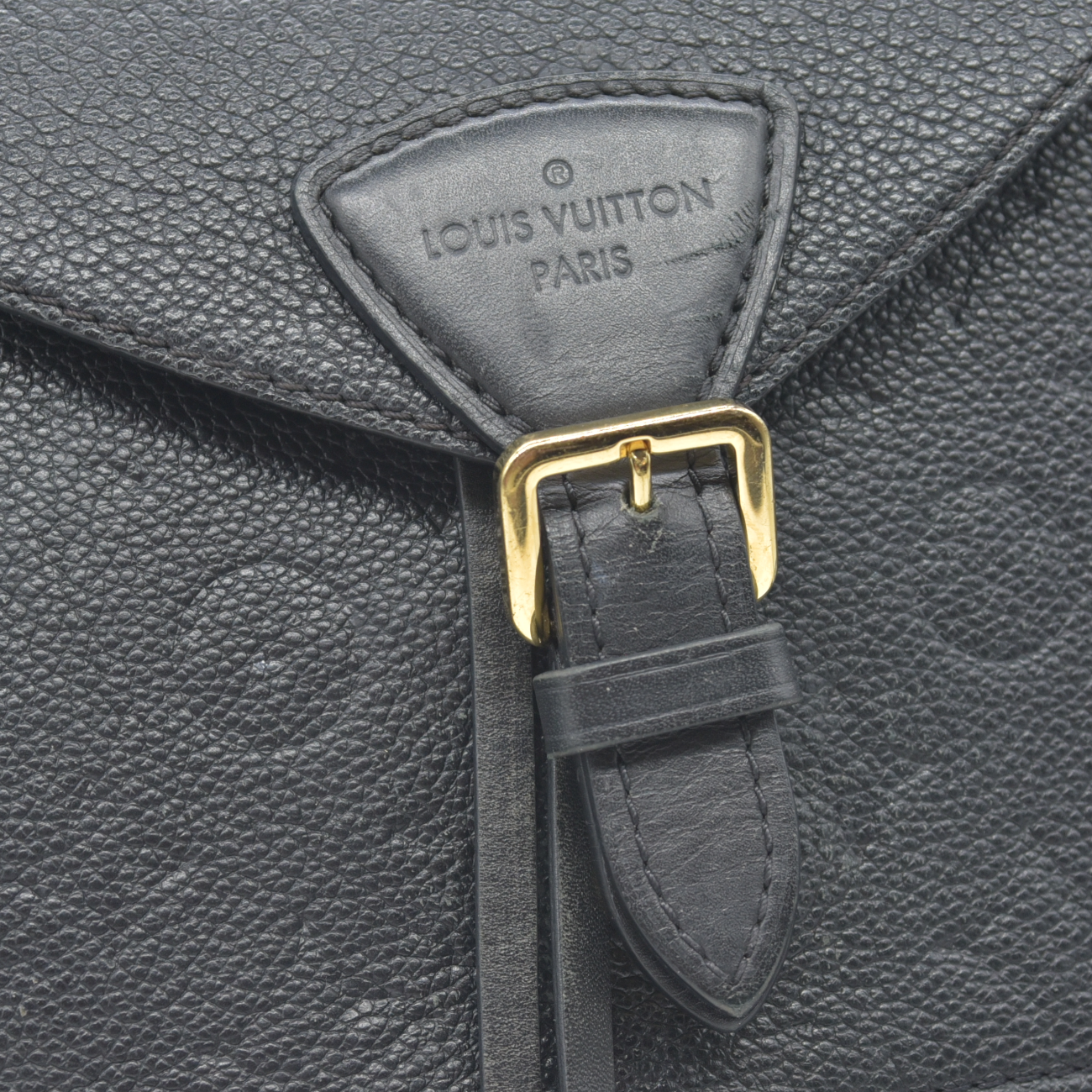 $2980 Louis Vuitton Black Montsouris Empreinte Noir Black Backpack 2020 10019957