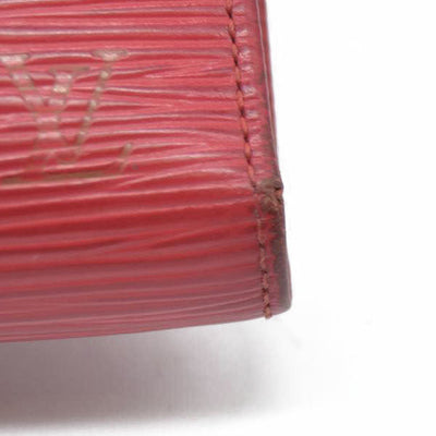 $775 Louis Vuitton  Epi French Purse Wallet Red