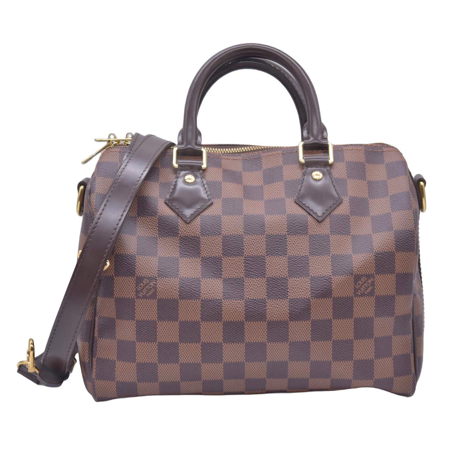 $1980 2018 Louis Vuitton Damier Ebene Speedy Bandouliere 25 CT2138