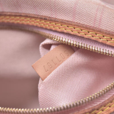 $1450 LOUIS VUITTON Damier Azur Delightful MM Shoulder Bag CONSIGNMENT 10021443