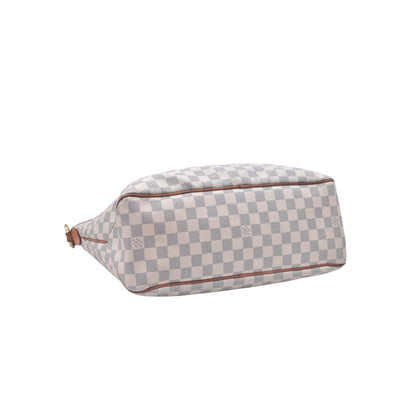 $1450 LOUIS VUITTON Damier Azur Delightful MM Shoulder Bag CONSIGNMENT 10021443