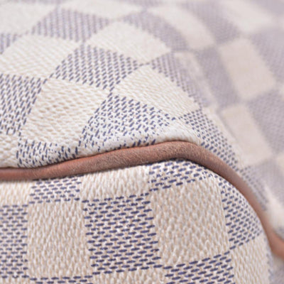 $1450 LOUIS VUITTON Damier Azur Delightful MM Shoulder Bag CONSIGNMENT 10021443