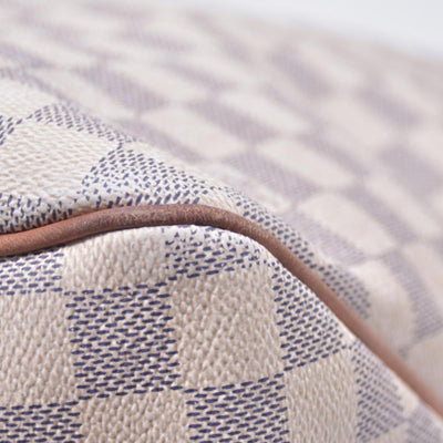 $1450 LOUIS VUITTON Damier Azur Delightful MM Shoulder Bag CONSIGNMENT 10021443