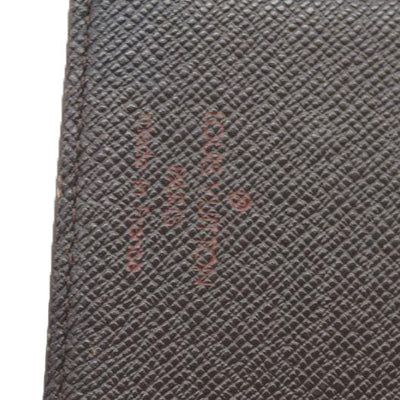 $750 Louis Vuitton  Damier Ebene French Purse Wallet