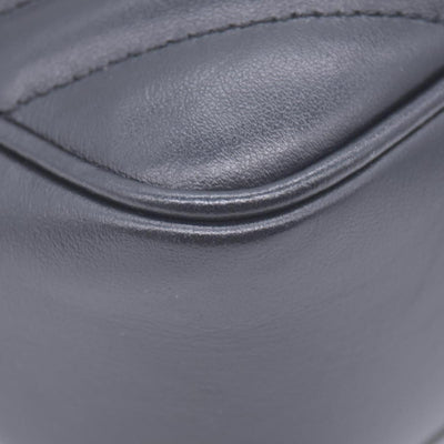 $1950 Saint Laurent Calfskin Matelasse Monogram Lou Camera Bag Black