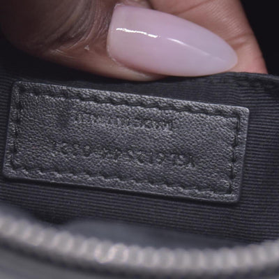 $1950 Saint Laurent Calfskin Matelasse Monogram Lou Camera Bag Black