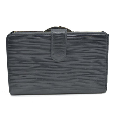 $775 Louis Vuitton  Epi French Purse Wallet Black