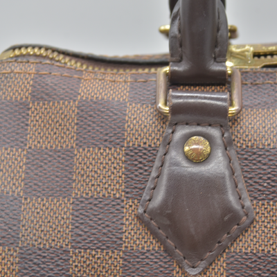 $1940 Louis Vuitton Damier Ebene Speedy Bandouliere 25 MB1147 2017